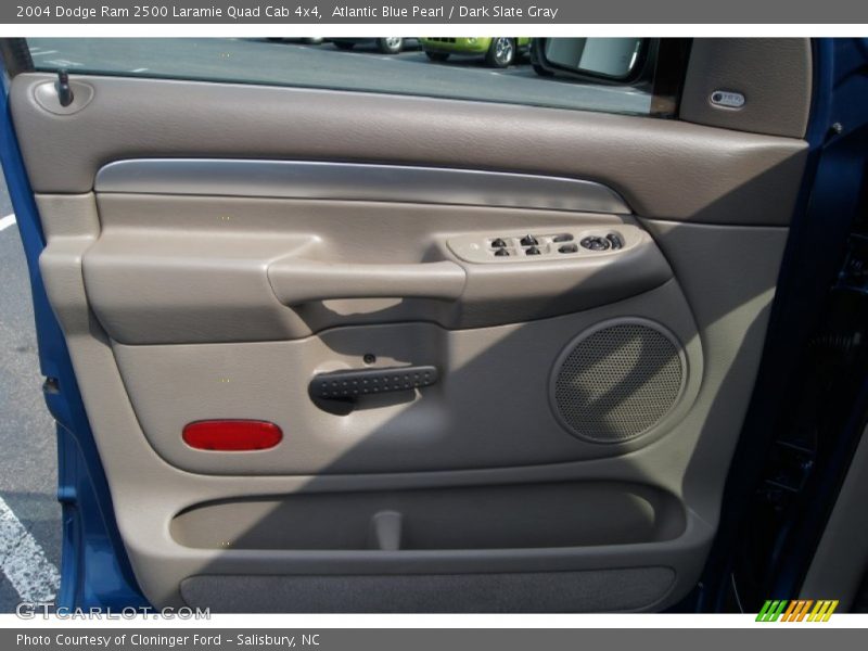 Atlantic Blue Pearl / Dark Slate Gray 2004 Dodge Ram 2500 Laramie Quad Cab 4x4