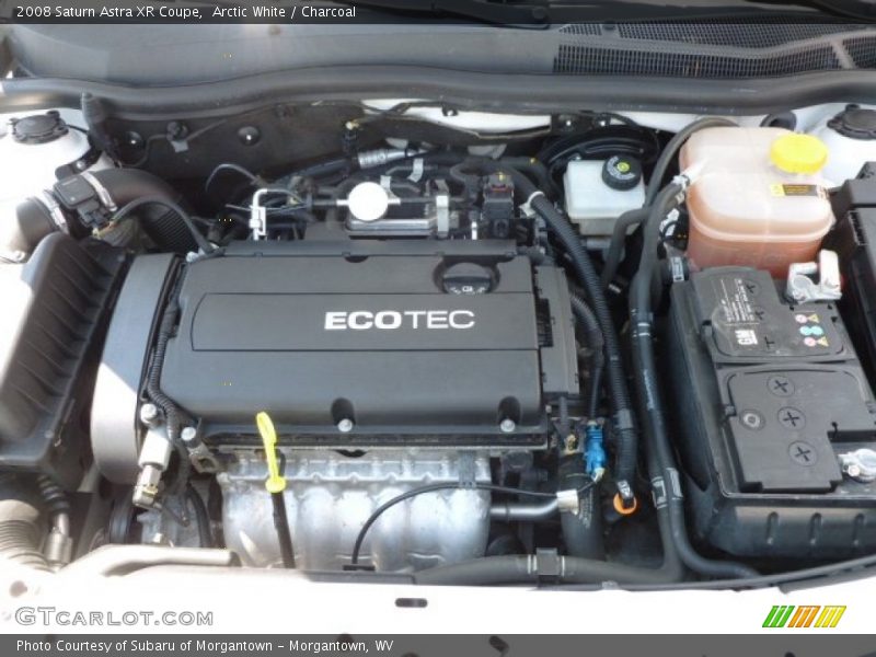  2008 Astra XR Coupe Engine - 1.8 Liter DOHC 16-Valve VVT 4 Cylinder