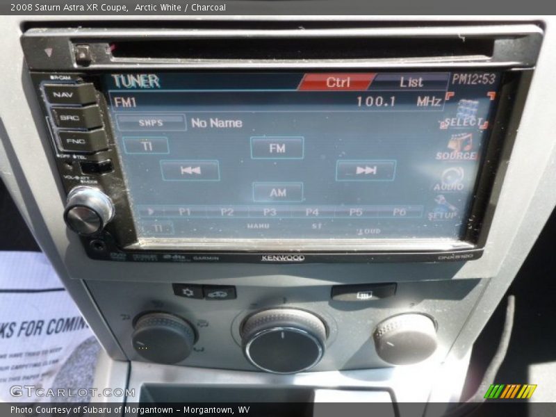 Arctic White / Charcoal 2008 Saturn Astra XR Coupe