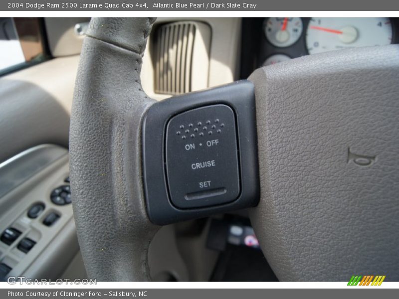 Atlantic Blue Pearl / Dark Slate Gray 2004 Dodge Ram 2500 Laramie Quad Cab 4x4