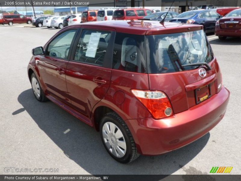 Salsa Red Pearl / Dark Charcoal 2006 Scion xA