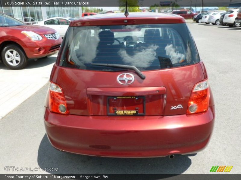 Salsa Red Pearl / Dark Charcoal 2006 Scion xA