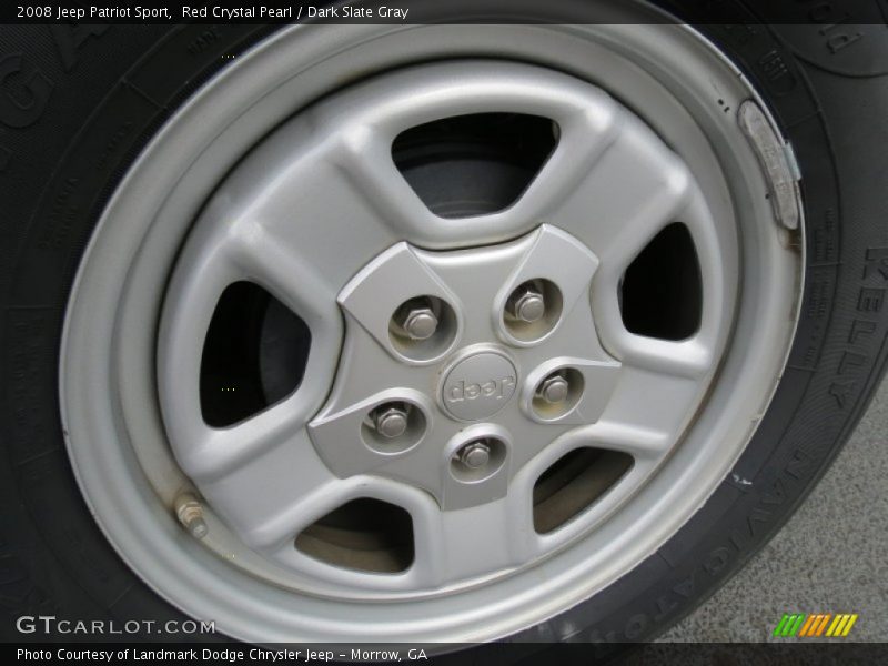 Red Crystal Pearl / Dark Slate Gray 2008 Jeep Patriot Sport