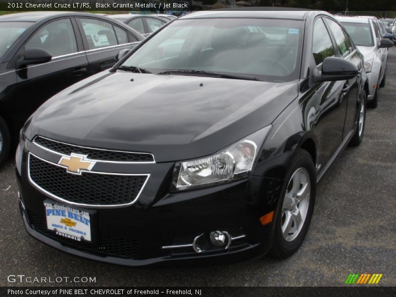Black Granite Metallic / Jet Black 2012 Chevrolet Cruze LT/RS