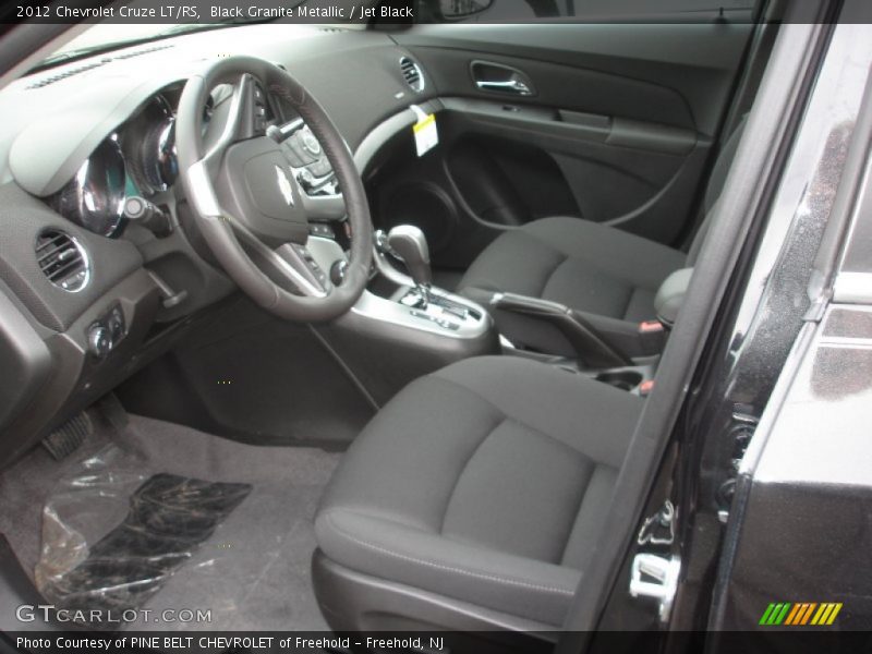 Black Granite Metallic / Jet Black 2012 Chevrolet Cruze LT/RS