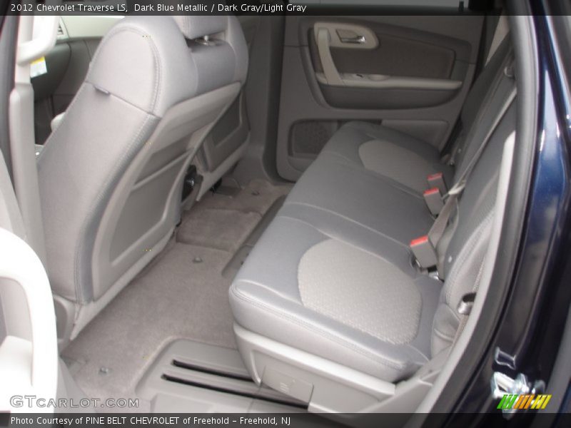 Dark Blue Metallic / Dark Gray/Light Gray 2012 Chevrolet Traverse LS