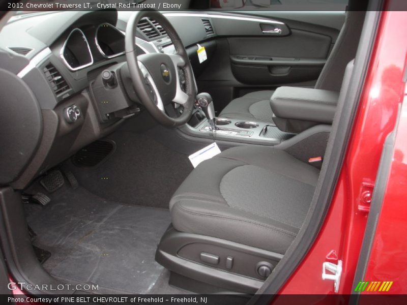 Crystal Red Tintcoat / Ebony 2012 Chevrolet Traverse LT