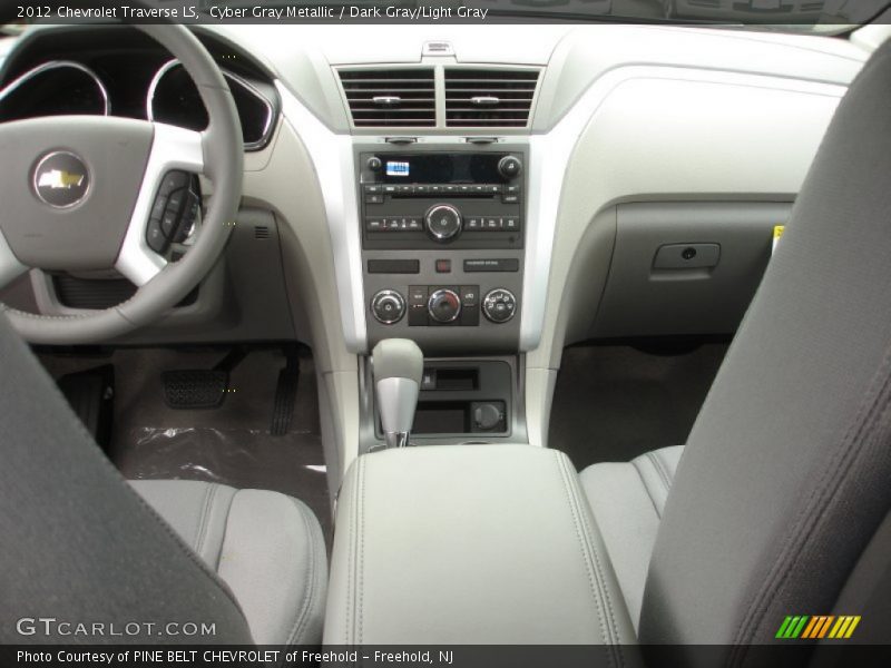Cyber Gray Metallic / Dark Gray/Light Gray 2012 Chevrolet Traverse LS