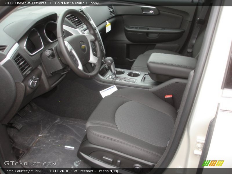 Gold Mist Metallic / Ebony 2012 Chevrolet Traverse LT