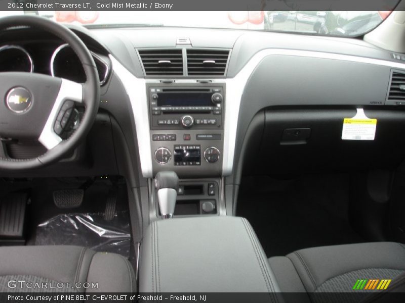 Gold Mist Metallic / Ebony 2012 Chevrolet Traverse LT