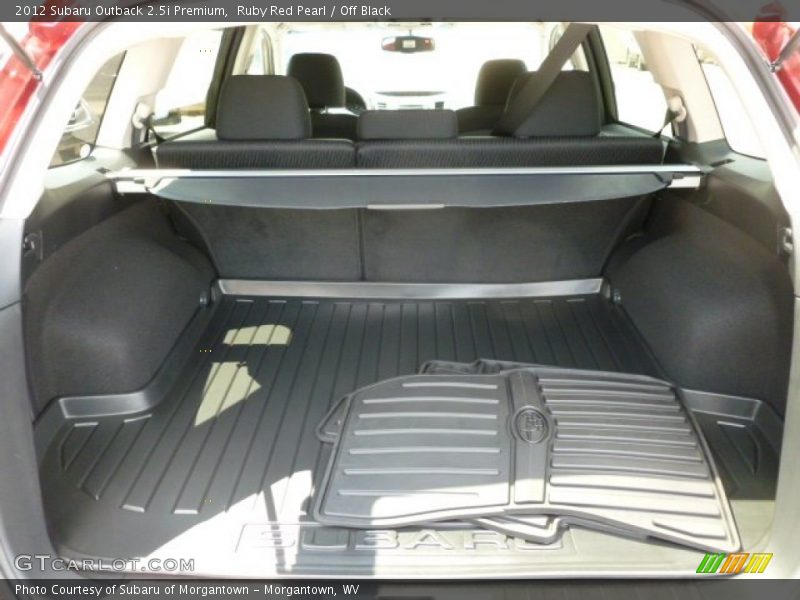 Ruby Red Pearl / Off Black 2012 Subaru Outback 2.5i Premium