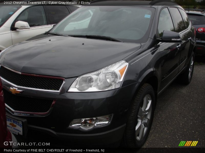 Cyber Gray Metallic / Ebony 2012 Chevrolet Traverse LT