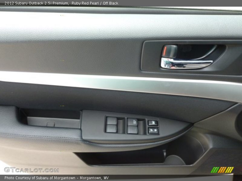 Ruby Red Pearl / Off Black 2012 Subaru Outback 2.5i Premium