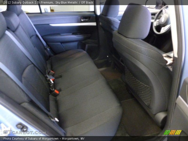 Sky Blue Metallic / Off Black 2012 Subaru Outback 2.5i Premium