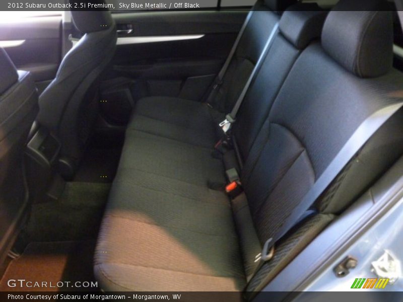 Sky Blue Metallic / Off Black 2012 Subaru Outback 2.5i Premium
