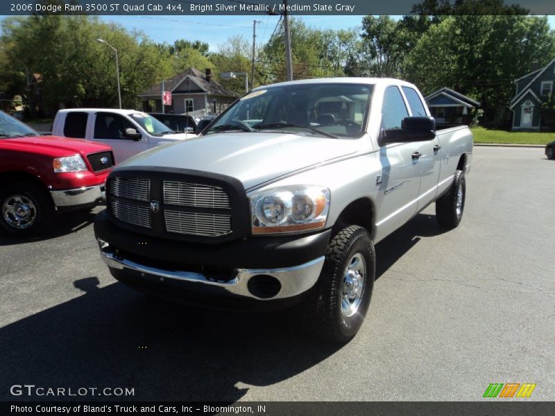 Bright Silver Metallic / Medium Slate Gray 2006 Dodge Ram 3500 ST Quad Cab 4x4