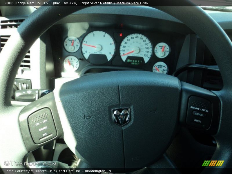 Bright Silver Metallic / Medium Slate Gray 2006 Dodge Ram 3500 ST Quad Cab 4x4