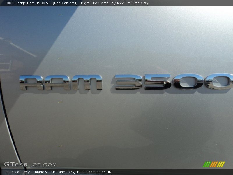 Bright Silver Metallic / Medium Slate Gray 2006 Dodge Ram 3500 ST Quad Cab 4x4