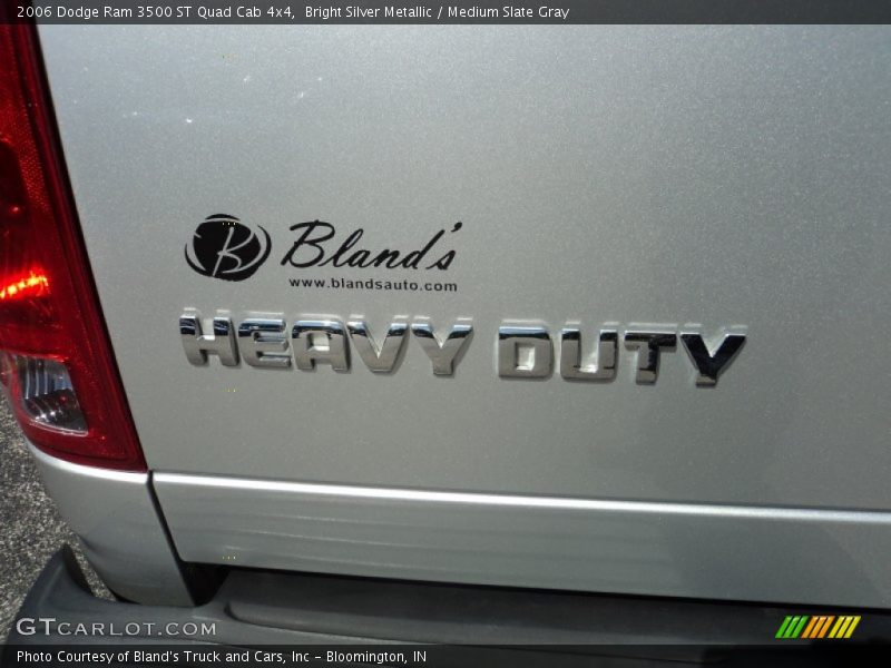 Bright Silver Metallic / Medium Slate Gray 2006 Dodge Ram 3500 ST Quad Cab 4x4