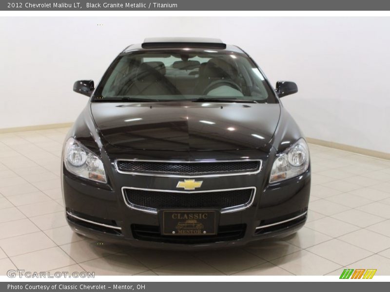 Black Granite Metallic / Titanium 2012 Chevrolet Malibu LT