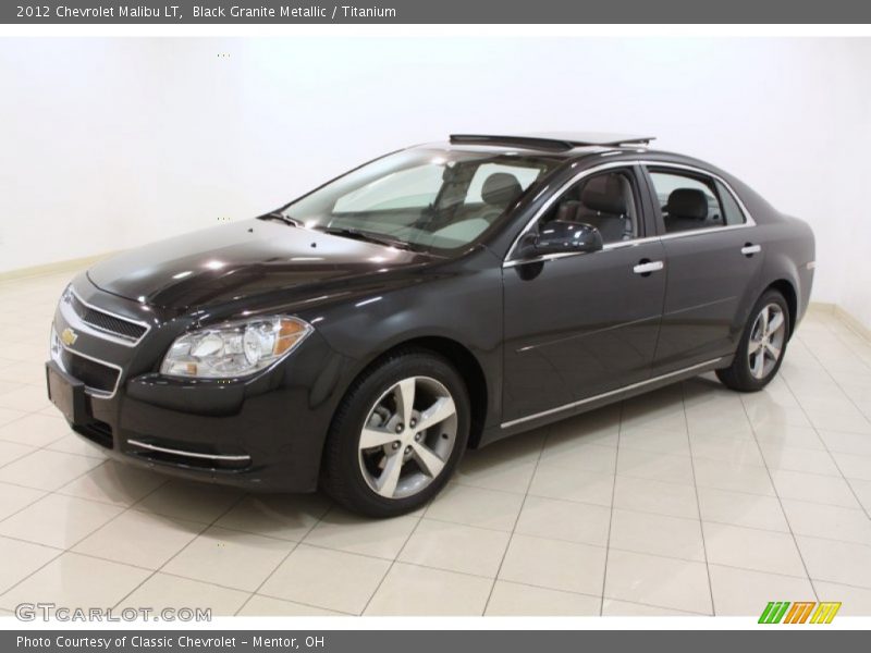 Black Granite Metallic / Titanium 2012 Chevrolet Malibu LT