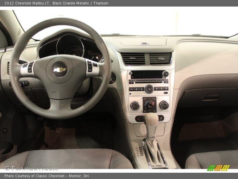 Black Granite Metallic / Titanium 2012 Chevrolet Malibu LT