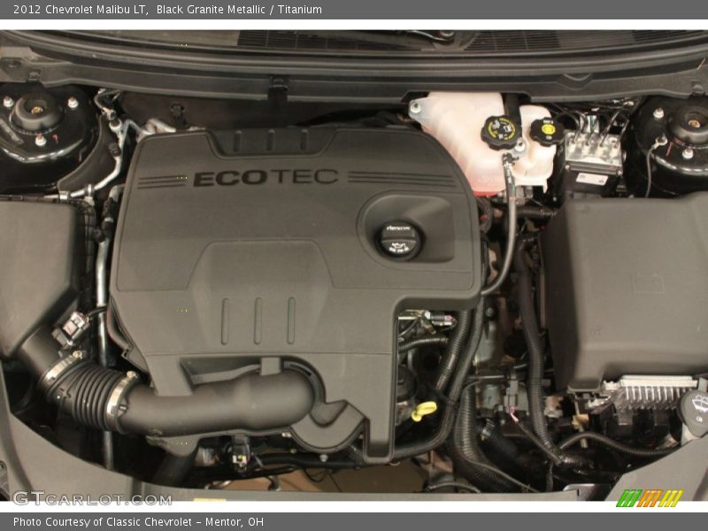 Black Granite Metallic / Titanium 2012 Chevrolet Malibu LT