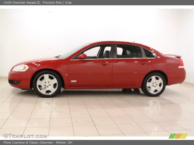 Precision Red / Gray 2008 Chevrolet Impala SS