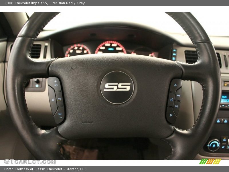 Precision Red / Gray 2008 Chevrolet Impala SS