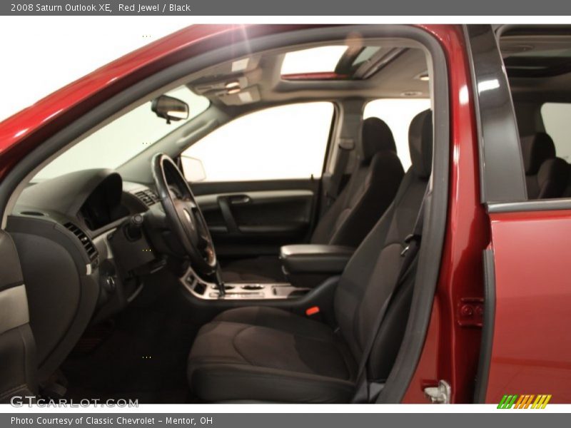 Red Jewel / Black 2008 Saturn Outlook XE