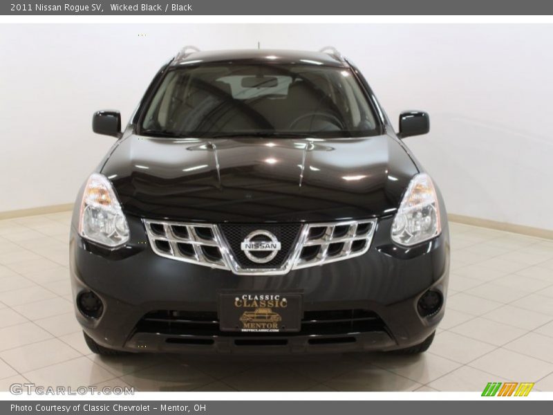 Wicked Black / Black 2011 Nissan Rogue SV