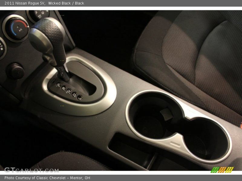 Wicked Black / Black 2011 Nissan Rogue SV