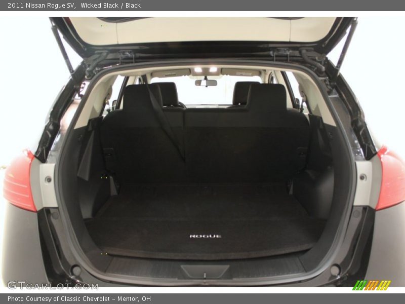 Wicked Black / Black 2011 Nissan Rogue SV