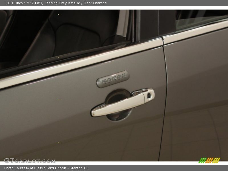 Sterling Grey Metallic / Dark Charcoal 2011 Lincoln MKZ FWD