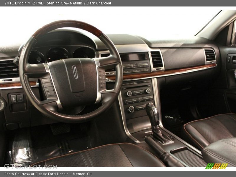 Sterling Grey Metallic / Dark Charcoal 2011 Lincoln MKZ FWD