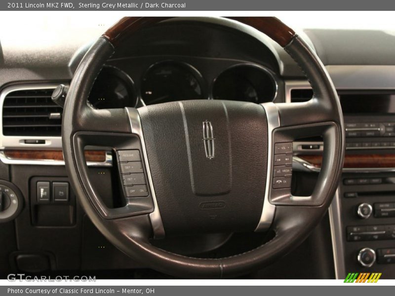 Sterling Grey Metallic / Dark Charcoal 2011 Lincoln MKZ FWD