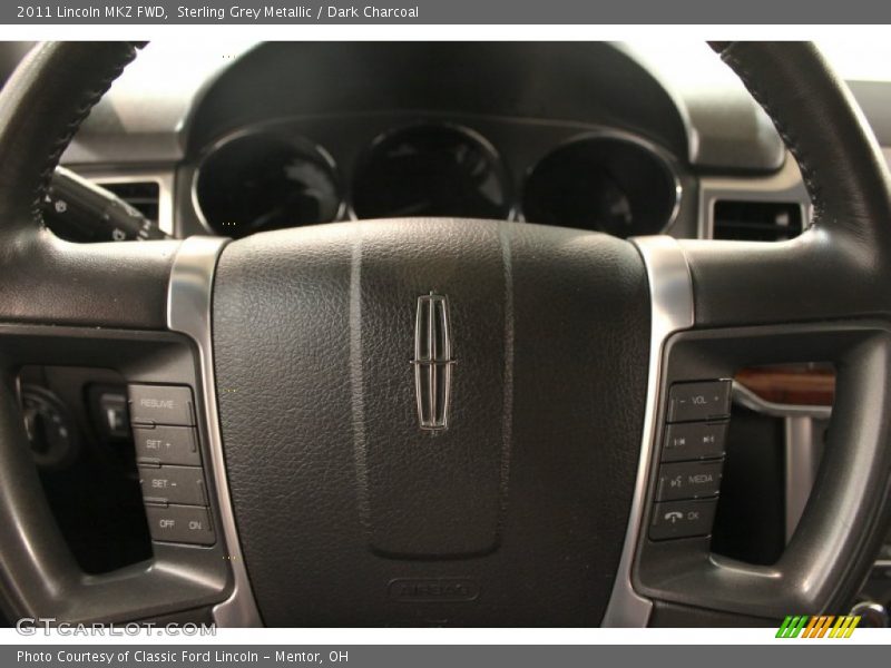 Sterling Grey Metallic / Dark Charcoal 2011 Lincoln MKZ FWD