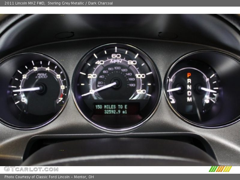 Sterling Grey Metallic / Dark Charcoal 2011 Lincoln MKZ FWD