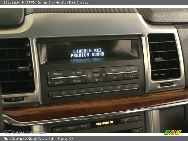 Sterling Grey Metallic / Dark Charcoal 2011 Lincoln MKZ FWD