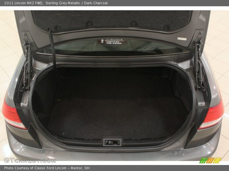 Sterling Grey Metallic / Dark Charcoal 2011 Lincoln MKZ FWD