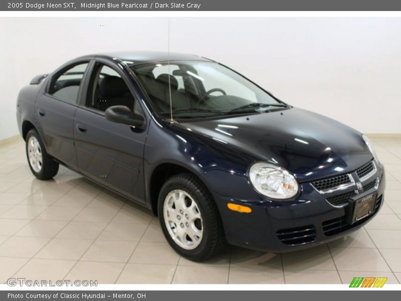 Midnight Blue Pearlcoat / Dark Slate Gray 2005 Dodge Neon SXT