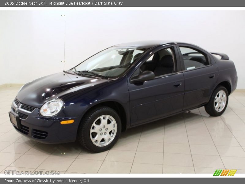 Midnight Blue Pearlcoat / Dark Slate Gray 2005 Dodge Neon SXT