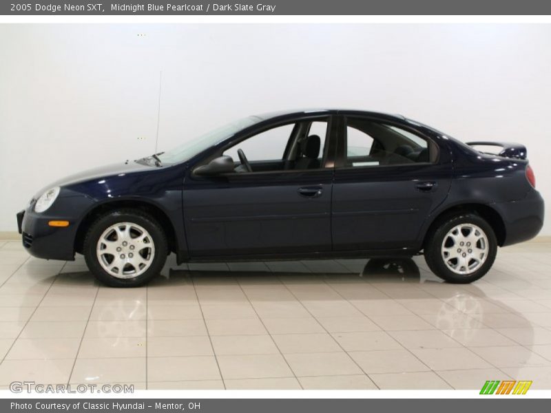 Midnight Blue Pearlcoat / Dark Slate Gray 2005 Dodge Neon SXT