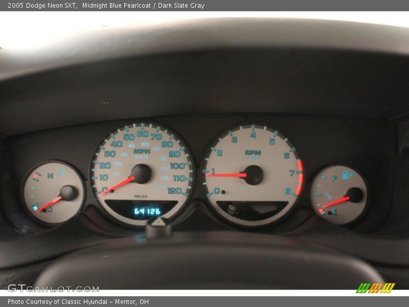 Midnight Blue Pearlcoat / Dark Slate Gray 2005 Dodge Neon SXT