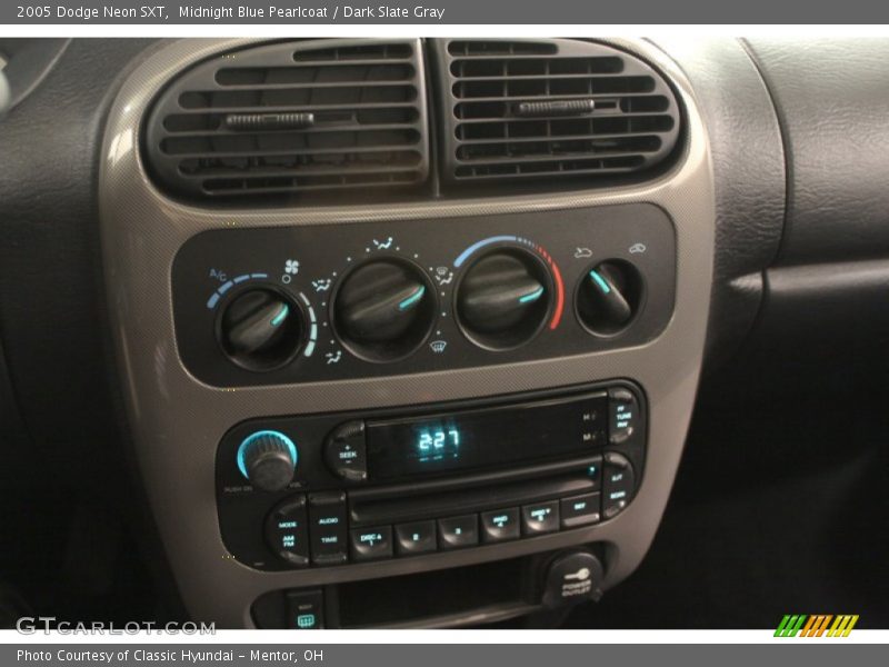 Midnight Blue Pearlcoat / Dark Slate Gray 2005 Dodge Neon SXT