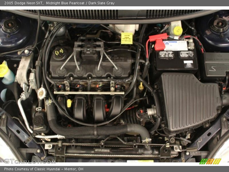 Midnight Blue Pearlcoat / Dark Slate Gray 2005 Dodge Neon SXT