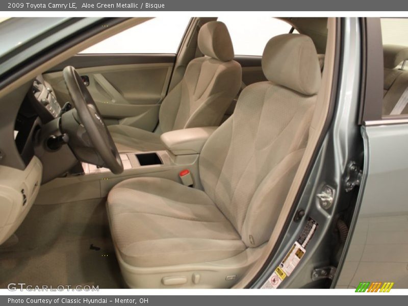 Aloe Green Metallic / Bisque 2009 Toyota Camry LE