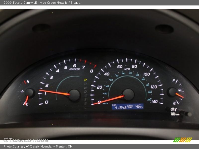 Aloe Green Metallic / Bisque 2009 Toyota Camry LE