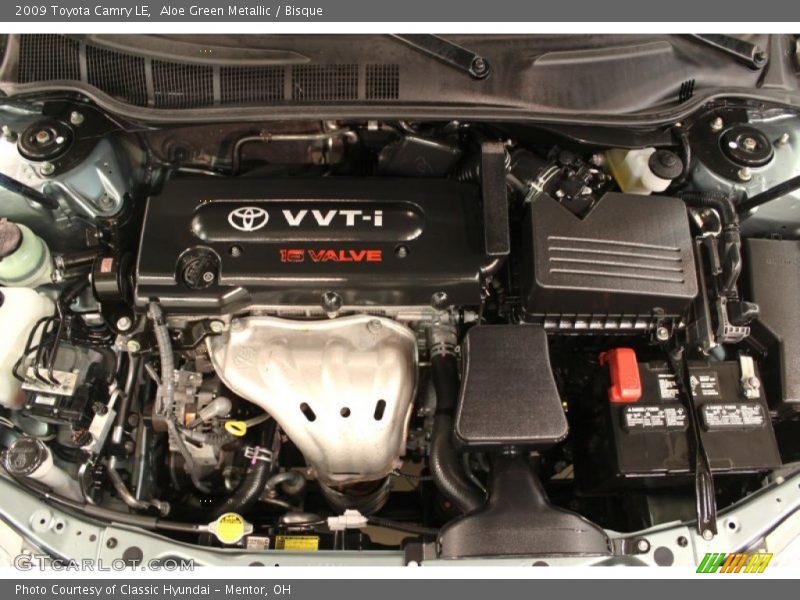 Aloe Green Metallic / Bisque 2009 Toyota Camry LE