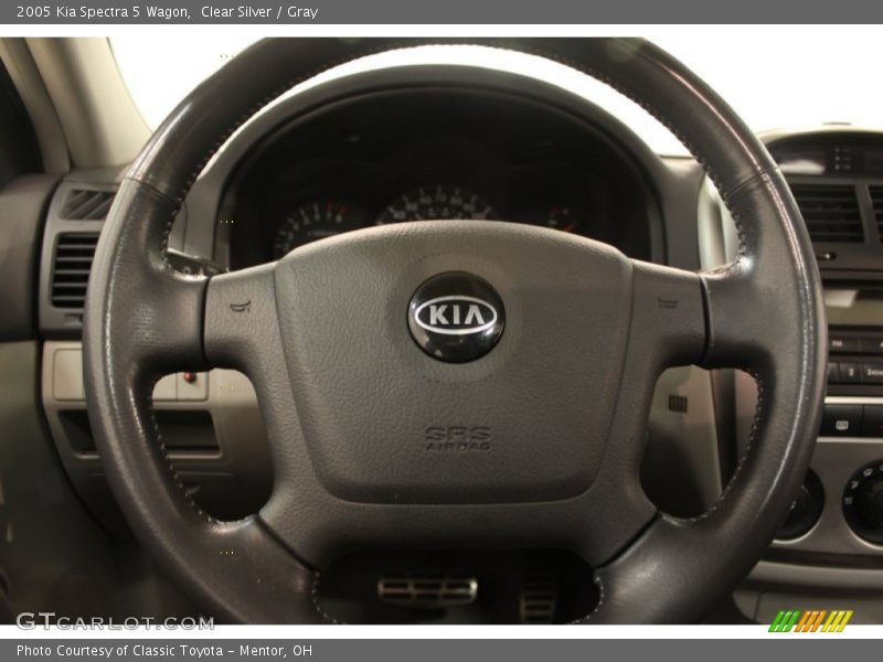 Clear Silver / Gray 2005 Kia Spectra 5 Wagon